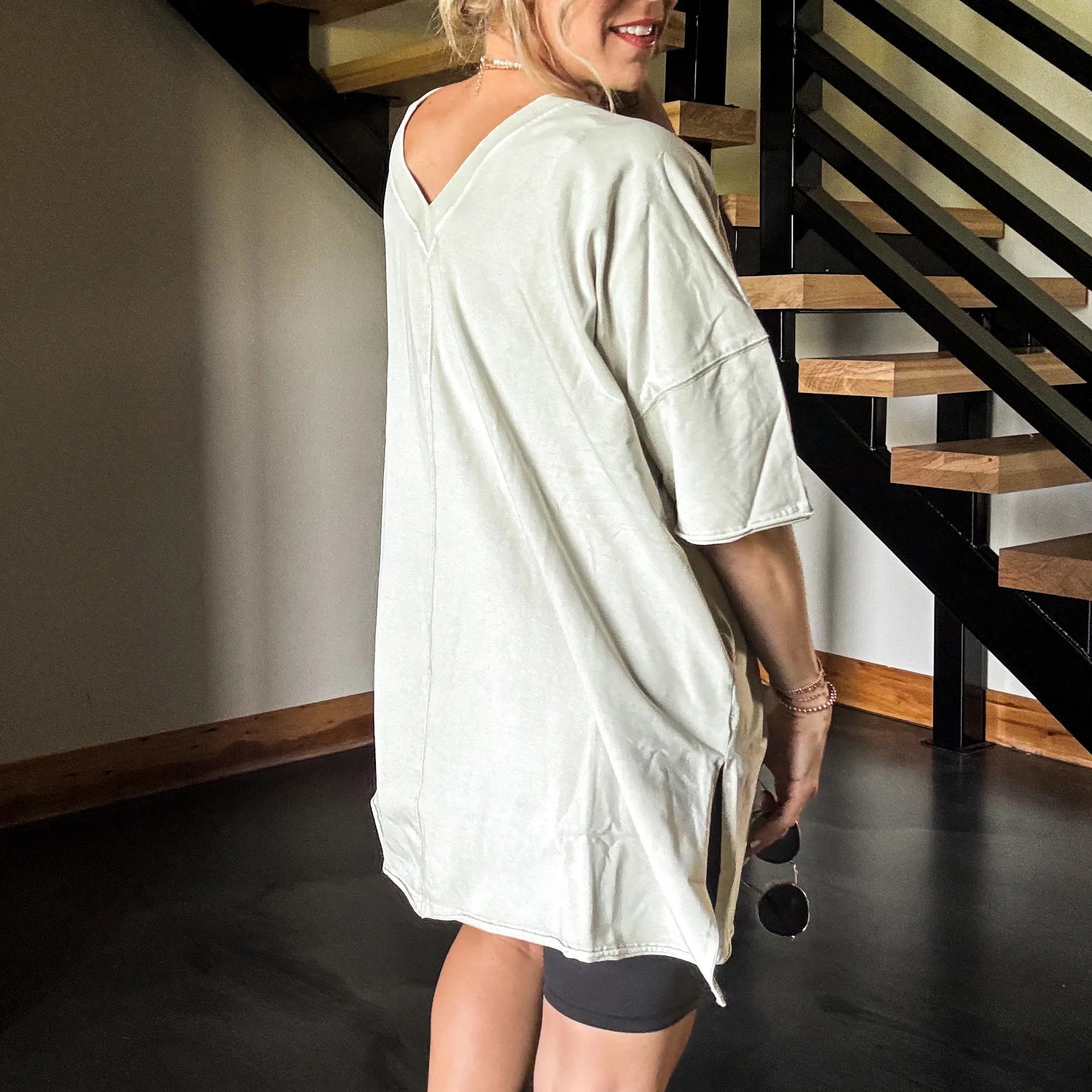 Oversized Bailey Basic Tunic - Image 3