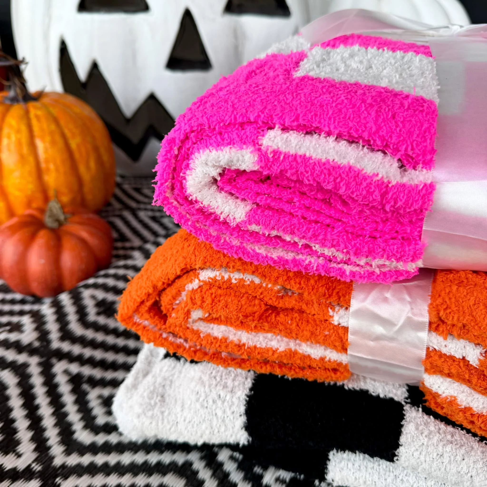 Checkered Spooky Blankets - Image 2