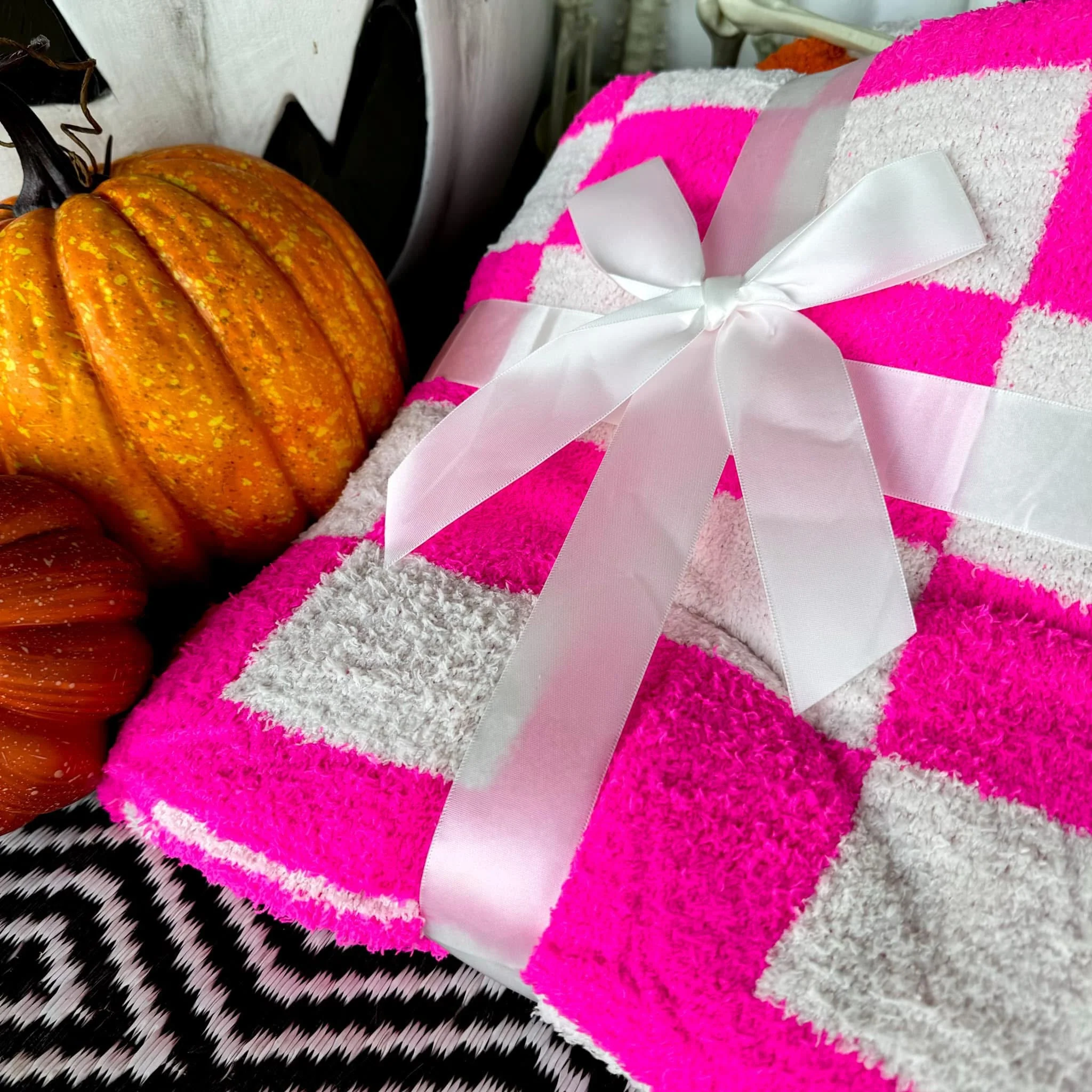 Checkered Spooky Blankets - Image 3