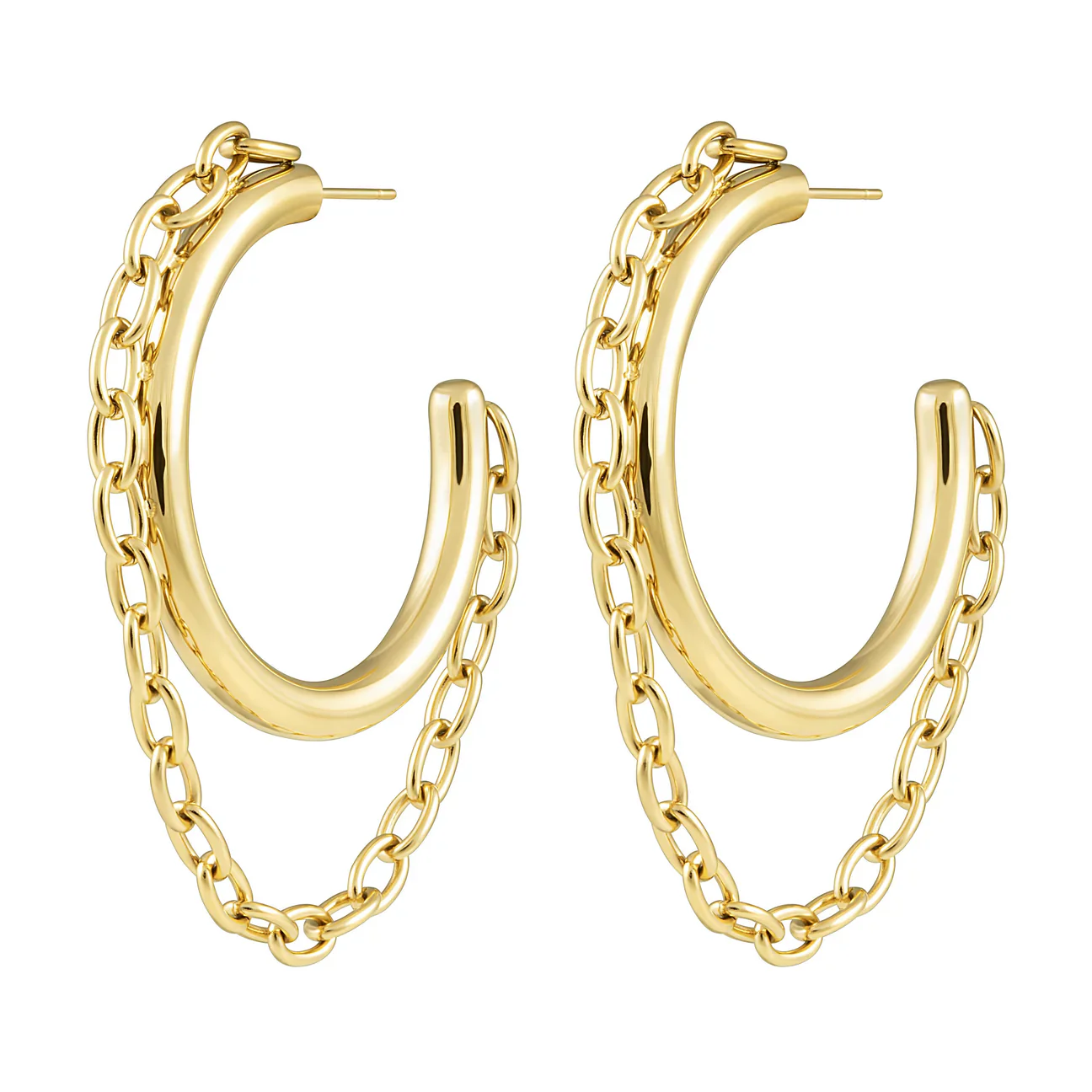 Gianna Chain Hoop - Image 2