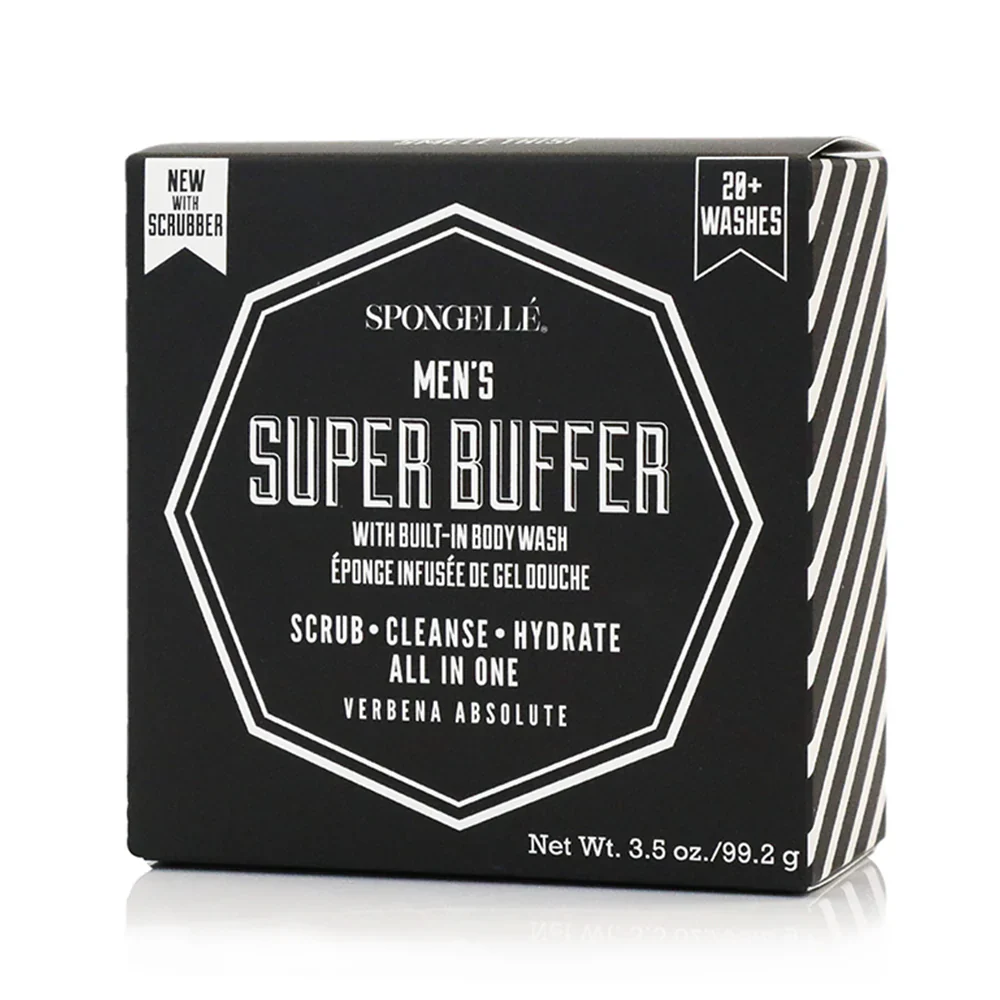Men's Super Buffer Soap Sponge | Black Scrubber - Image 3