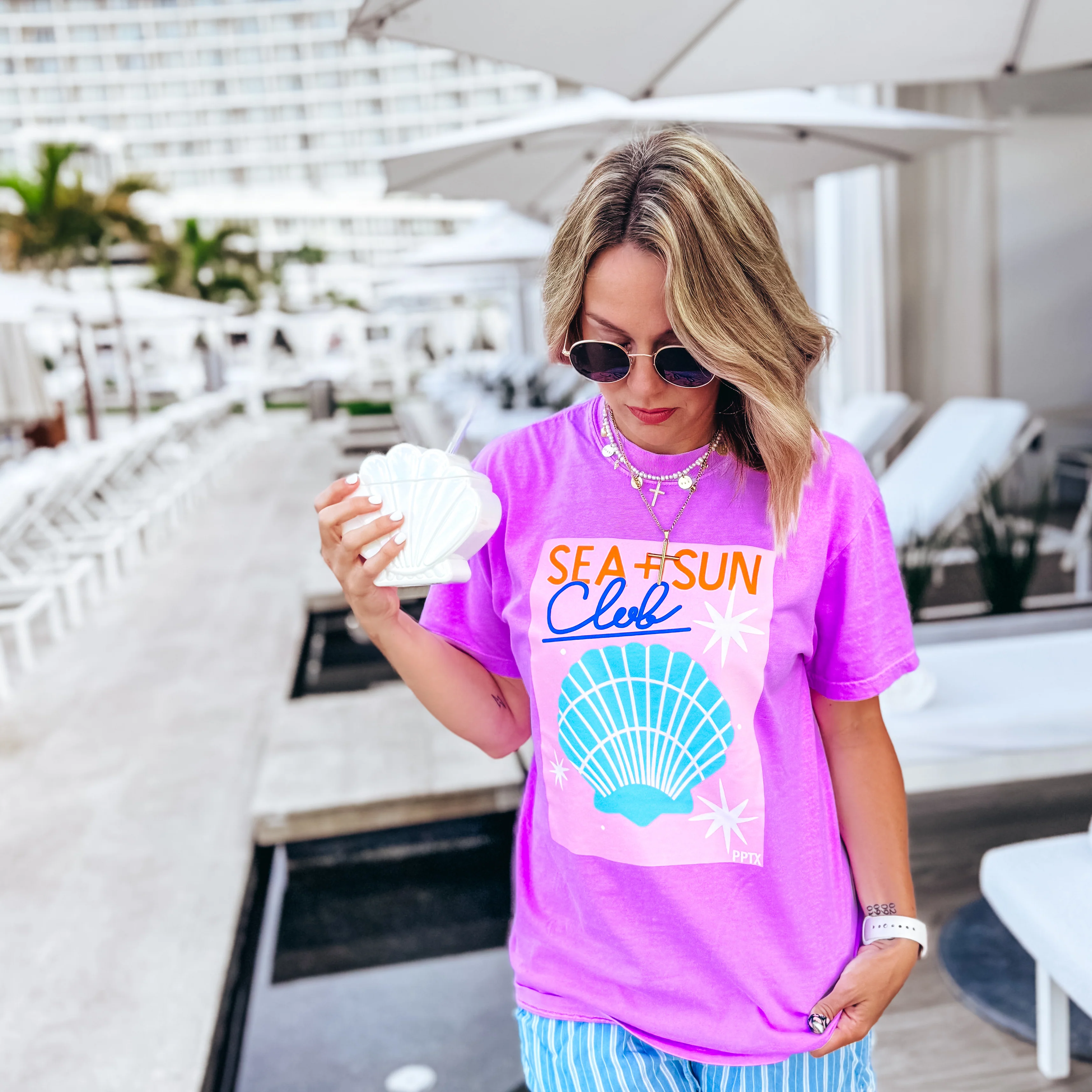 Sea + Sun Club Tee - Image 2