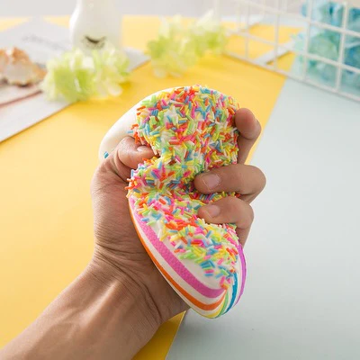 Squishy Rainbow Cake Toy - Image 2