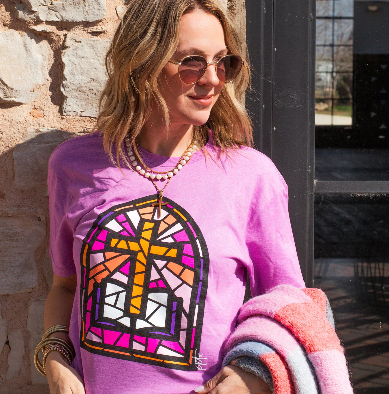 Stained Glass Cross